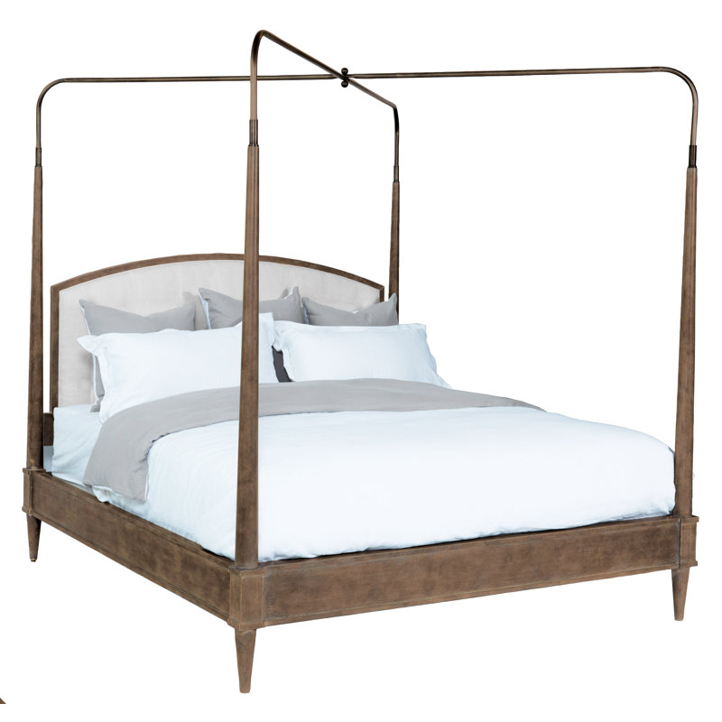 Anderkit Upholstered Canopy Bed, Havana, Bennett Carolina