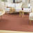 Ivanas Machine Washable Cotton Area Rug in Brick Red-473035696