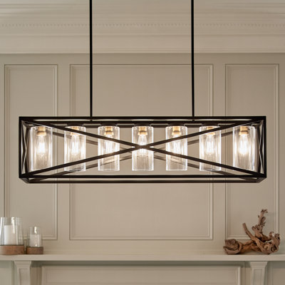 Brendetta 7 - Light Black Kitchen Island Pendant
