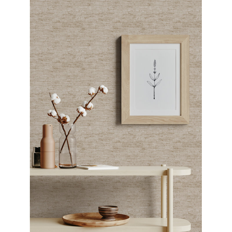 Panneau de papier peint Mayerlin, Beige, L 2 pi x H 18 pi