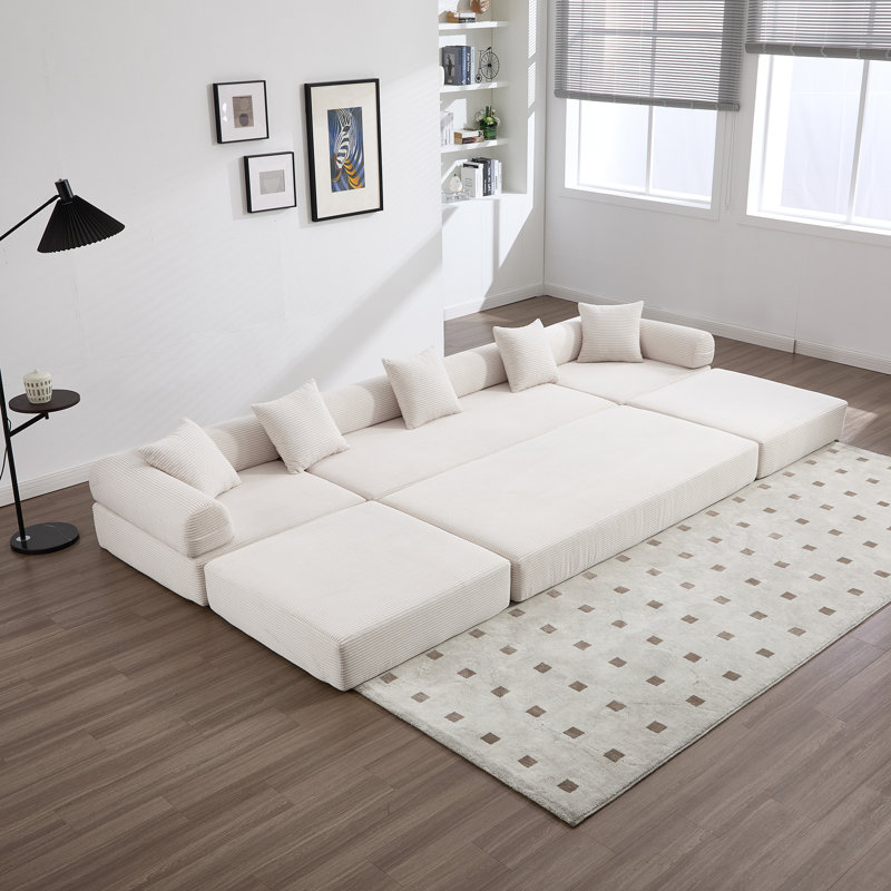 Canapé convertible pliant, Beige