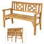 Acacia Wood Outdoor Bench