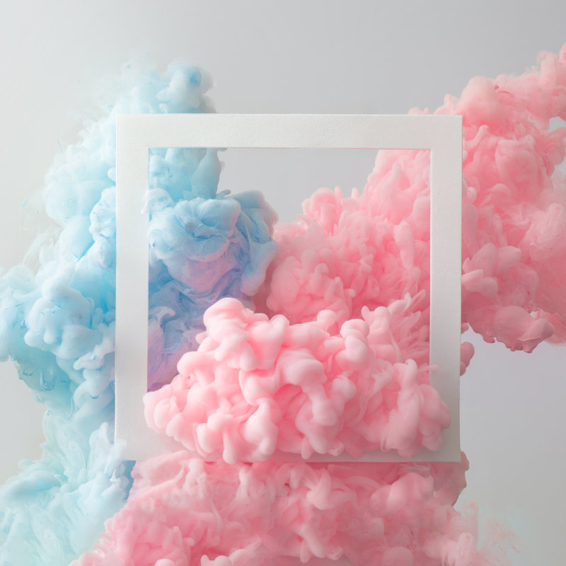 Pastels - Wrapped Canvas Print, 30cm H x 30cm W x 3.8cm D
