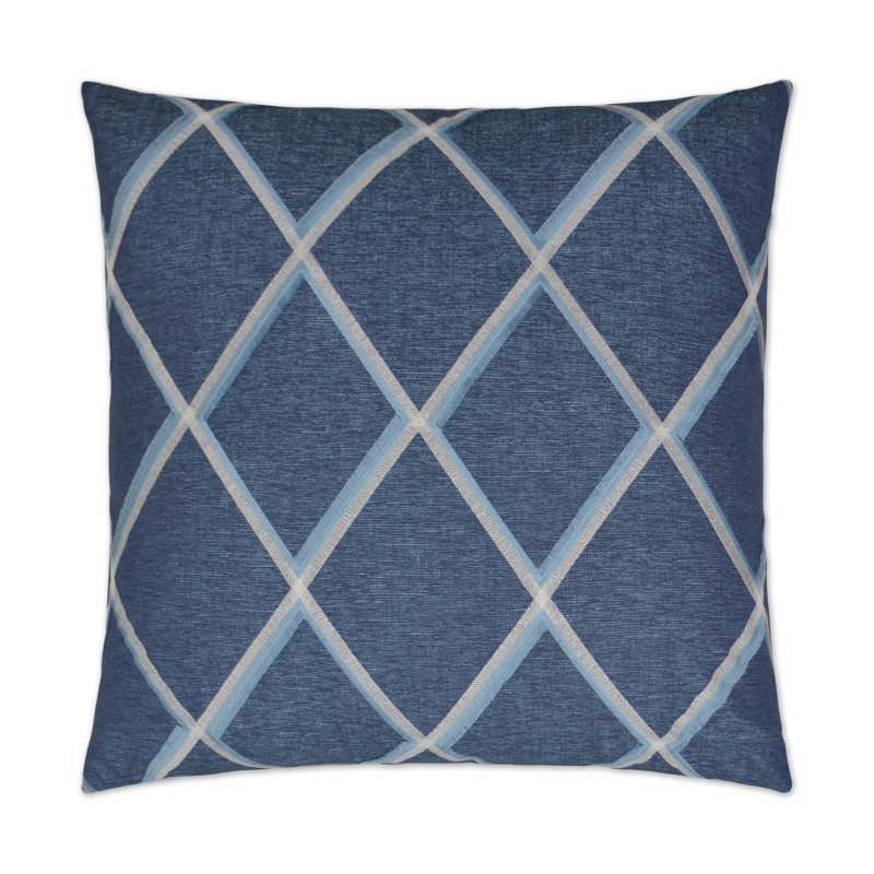 Markham Pillow Cover & Insert, Denim, Square 36"