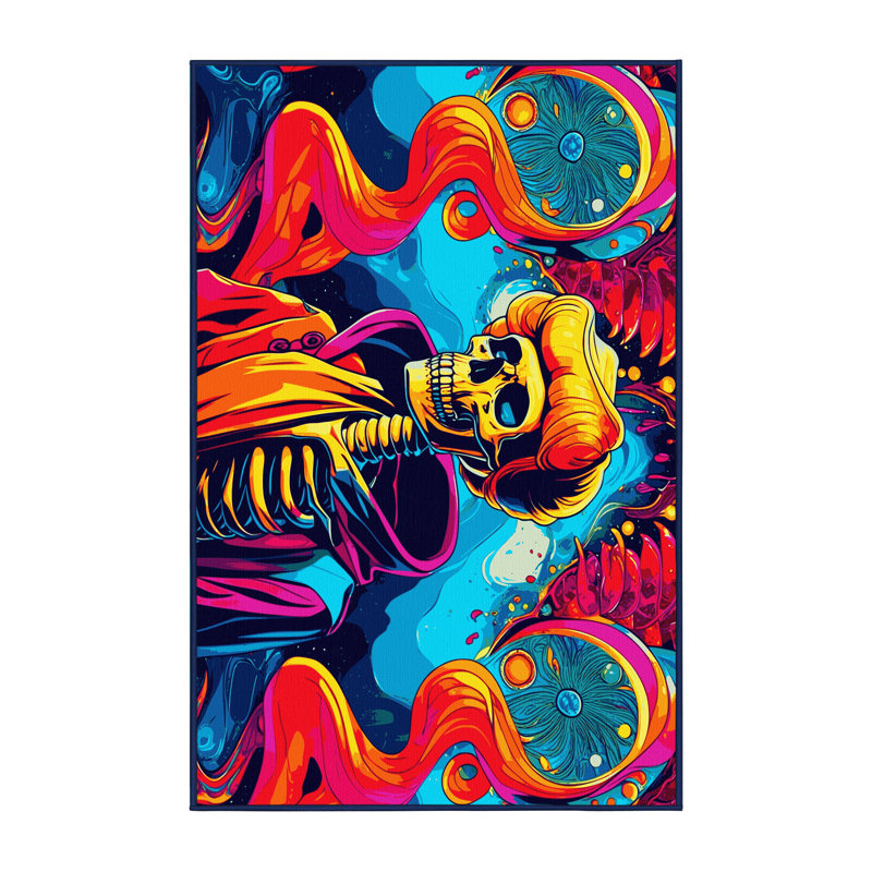 Dazzling Delirium Rug, Rectangle 6' x 9'