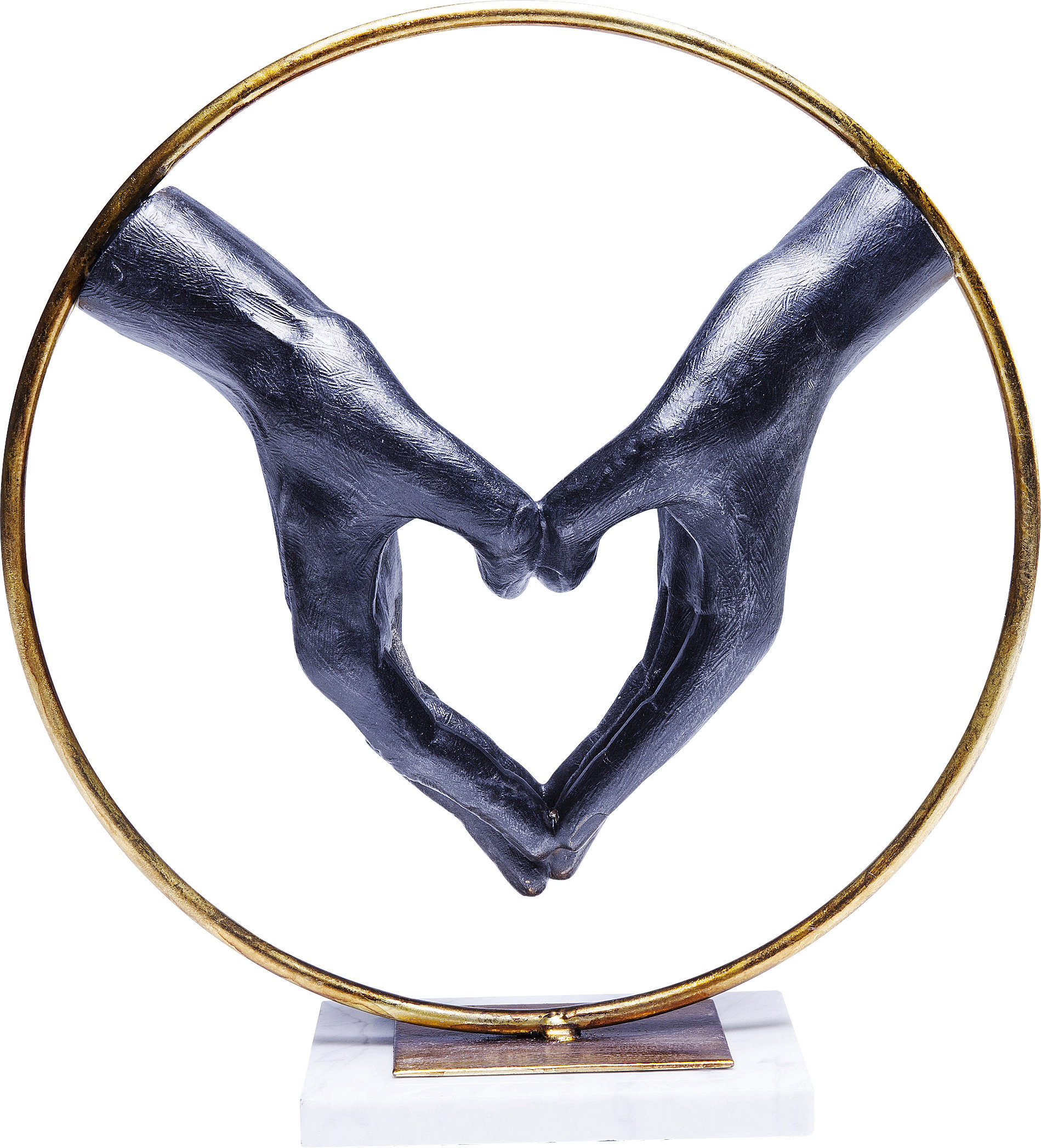 Hart Object KARE Design Deco Object Elements Heart Hand 33cm & Reviews | Wayfair.co.uk