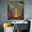 Toile épique «Vintage Space 2» par Momart-106414680