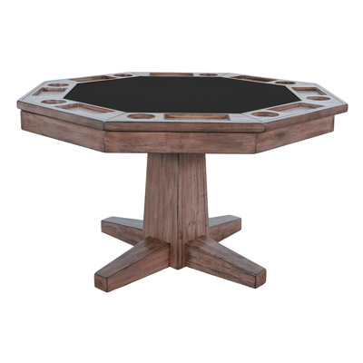 Eric 8 - Player Solid Wood Reversible Poker Table