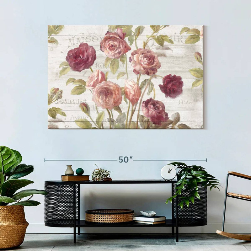 Harnek French Roses I, 32" H x 48" W