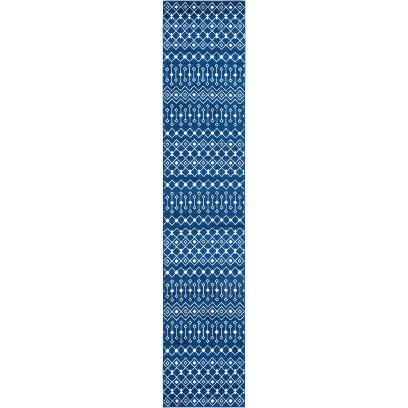 Geometric Indoor Rug, Runner 3'3" x 16'5"