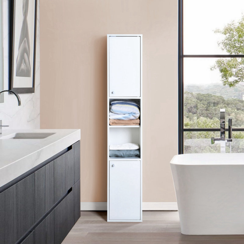 Armoire de rangement blanche Raquela