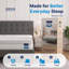 Winksleep Wavy Knit Pocket Mattress, Medium-Firm-1605022720