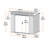 Sojag 5 ft. W x 8 ft. D Metal Vertical Storage Shed
