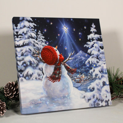 Upon a Midnight Clear Pizazz Print with Dazzling Crystals