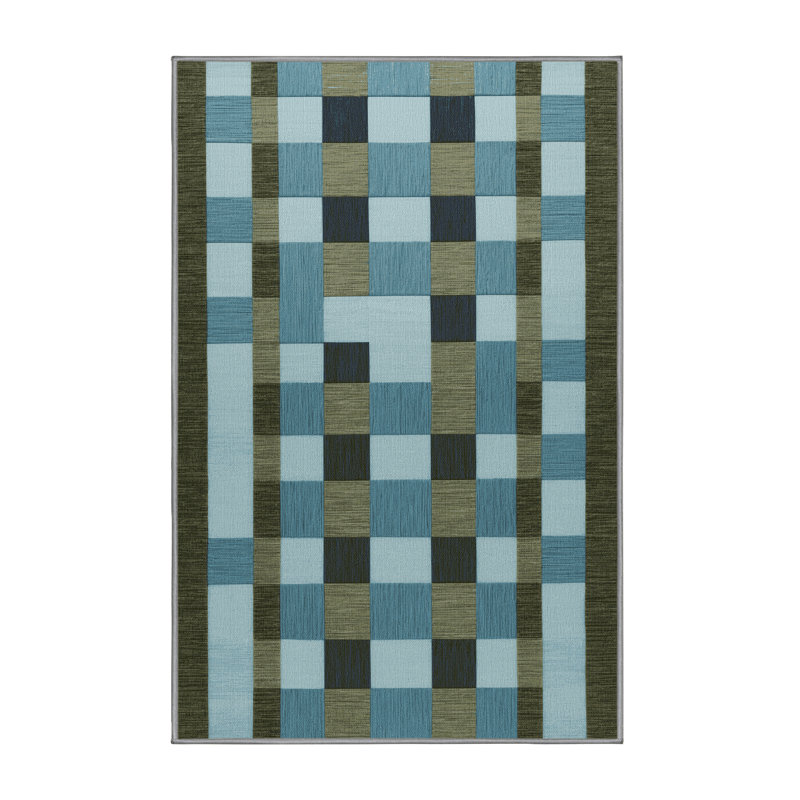 Tapis botanique brun lavable à la machine, Tapis de couloir 2 pi x 4 pi