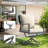 Swivel Patio Lounge Chair With Cushions