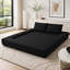 Canapé-lit convertible de 81 po, matelas de lit futon pliable avec coussins 3 en 1-1174726791