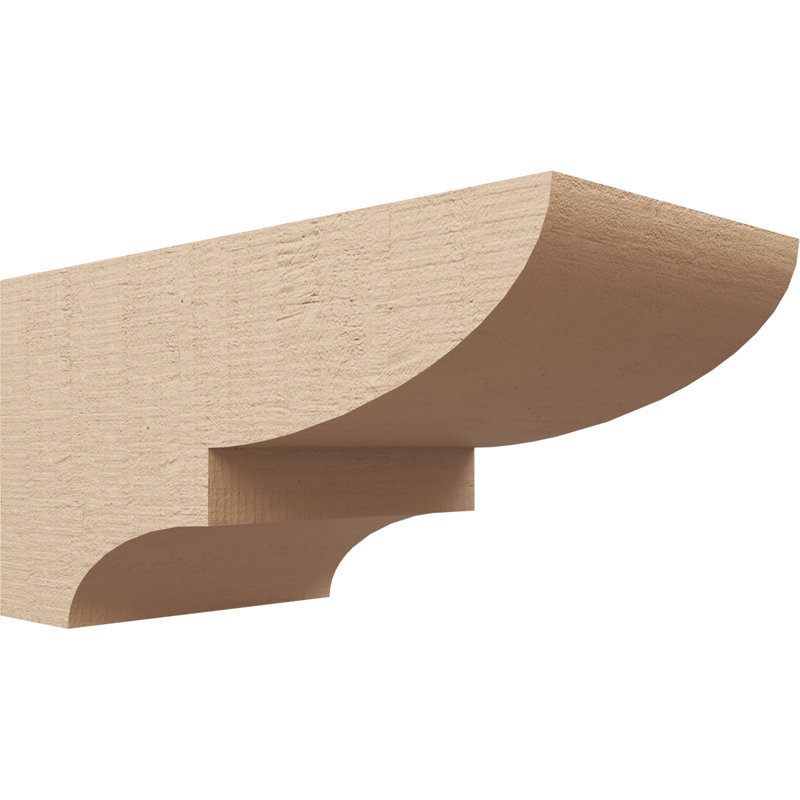 Bois de cèdre brut Ridgewood, Corbeau apprêté Ridgewood, H 10 po x l 10 po x P 20 po