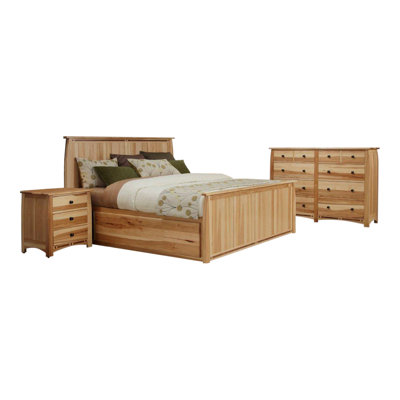 Asdsit Solid Wood Piece Bedroom Set