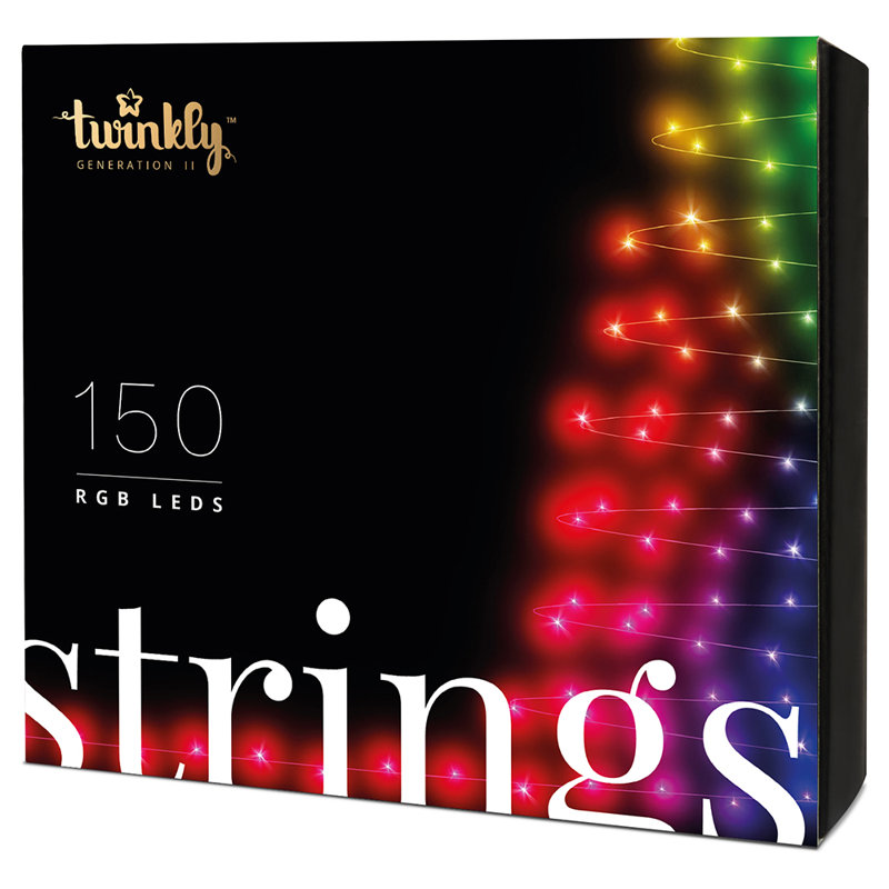 Twinkly 150-Light RGB LED Color-Changing Outdoor String Lights