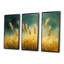 «Green Golden Wheat Fields II», ensemble d'art mural ferme-1157856435-1157856443