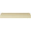 H 6 1/8 po x P 5 3/8 po x F 8 1/8 po x L 94 1/2 po, (répétition 6 1/4 po), moulure couronnée Crendon