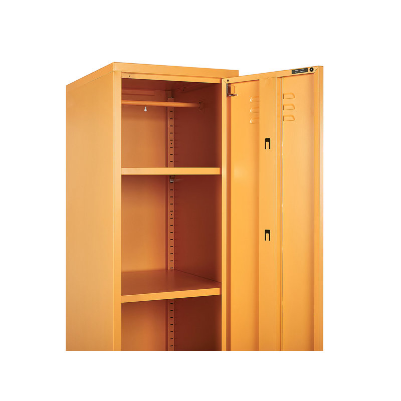 Bronko 1 -Door 5 -Shelf, Yellow
