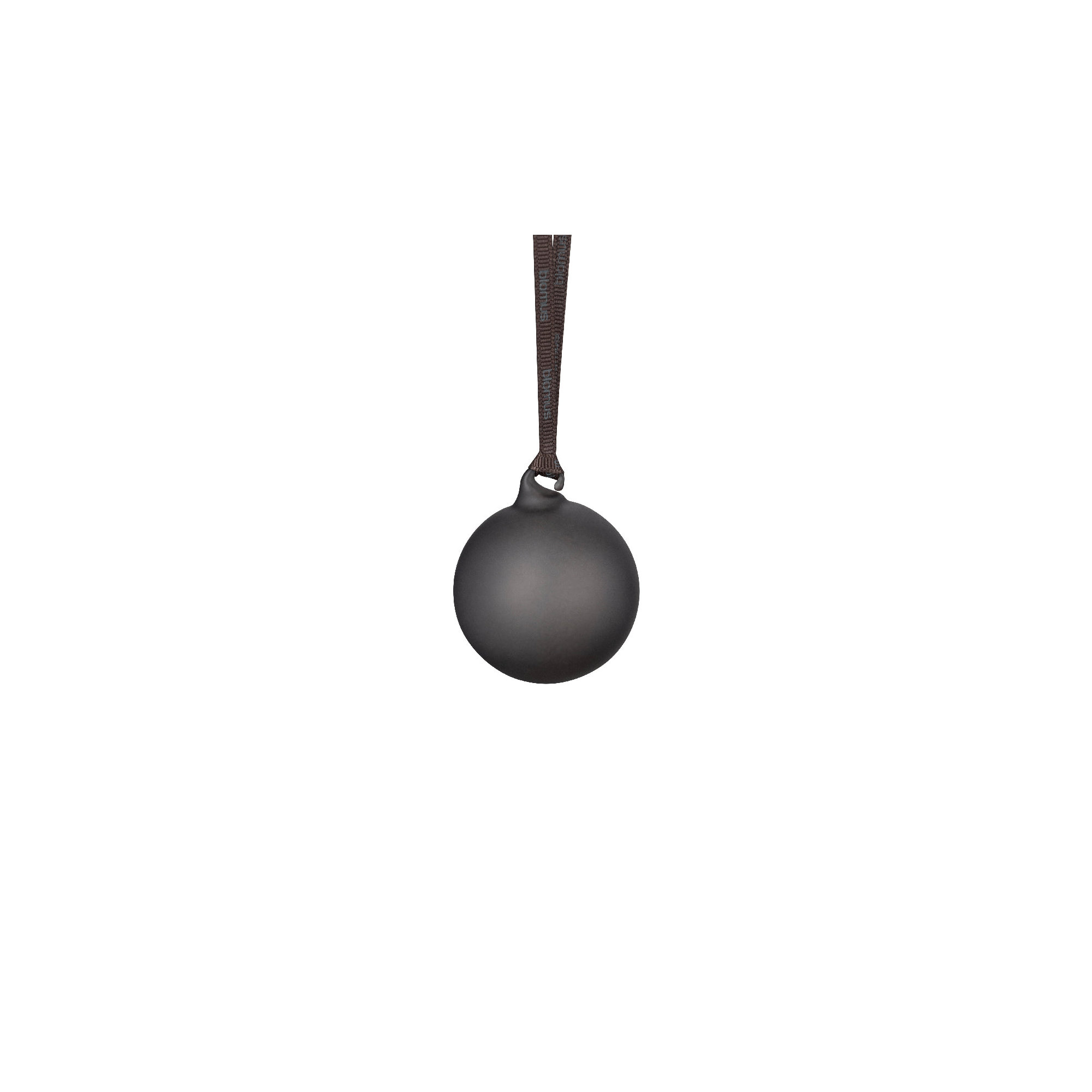 JUHLA Matte Glass Ornament, Gray