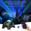 Projecteur Aurora Northern Galaxy Light avec 33 effets de lumière, veilleuse à DEL avec veilleuse pour chambre à coucher, télécommande, bruits blancs, haut-parleur Bluetooth pour fêtes noir