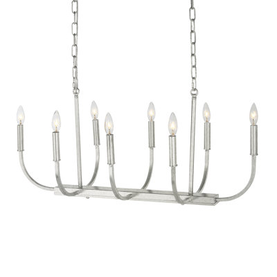 Rhone 8 - Light Candle Style Chandelier