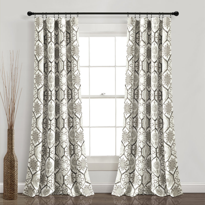 Marvel Room Darkening Curtain Pair, Neutral, 52" W x 84" L