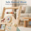Poupée en bois multifonctionnelle Montessori