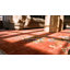 Tapis antique chinois surdimensionné à motif floral antique Art Deco