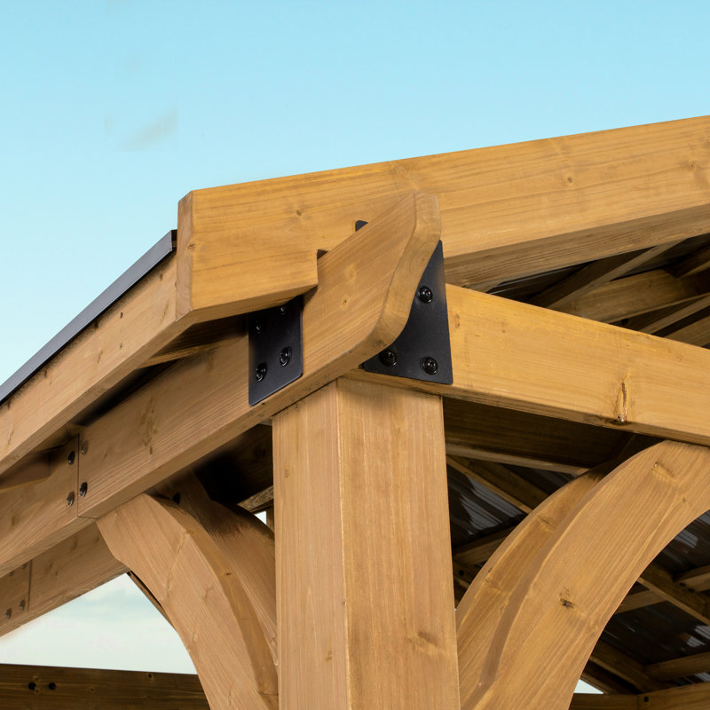 Arlington 12 Ft. W x 10 Ft. D Solid Wood Patio Gazebo