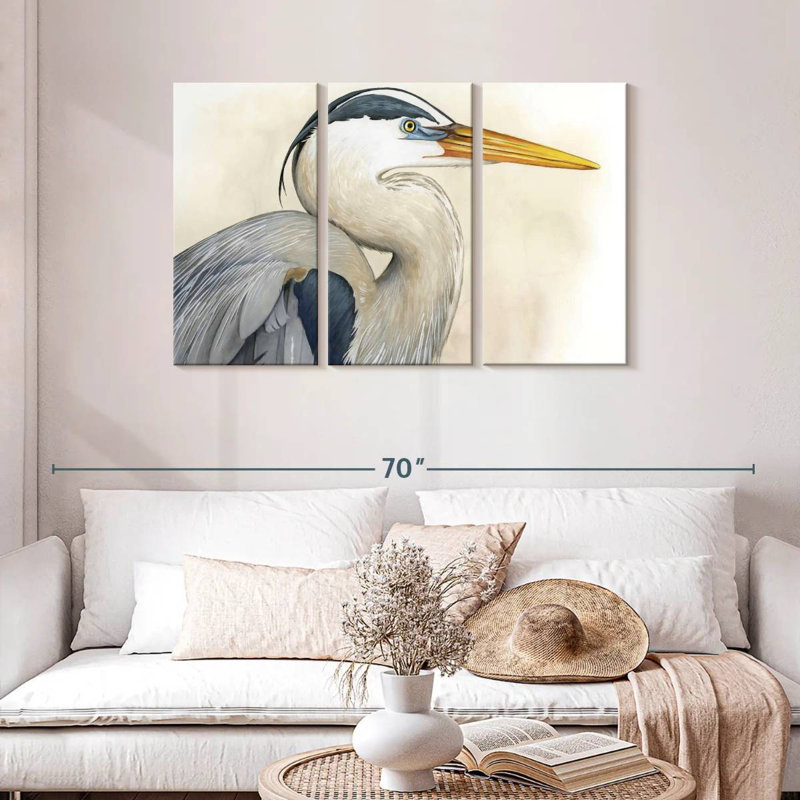 Brampt Blue Hunter I, 28" H x 45" W