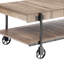 Table basse à roulettes avec rangement Jerami