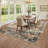 Machine Washable Area Rug Soft Rugs for Living Room Vintage Rug for Bedroom Dining Room Non-Slip Stain Resistant Under Table Rugs-2110479886