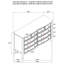Commode 10 tiroirs White Coastal