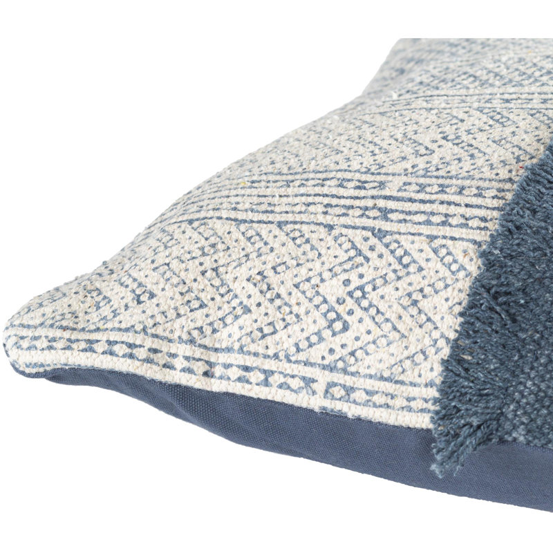 Lola Striped Cotton Reversible Pillow Cover