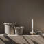 Bougeoir en ficelle beige