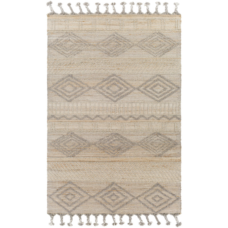 Damron Geometric Indoor Rug, Rectangle 6' x 9'