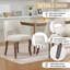 Ensemble de salle à manger à piédestal rond avec chaise en bois-1028699565-1028699564-1028699538