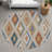 Machine Washable Indoor/Outdoor Aten ACN2331 Diamond Rug-1563189864