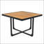 Ensemble de salle à manger 9 pièces en bois d'acacia, ensemble de patio extérieur peu encombrant, 4 chaises rembourrées, 4 repose-pieds et 1 table carrée pour la cour, le jardin, la terrasse et la piscine, gris