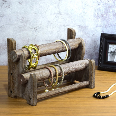 Wood Jewelry Stand