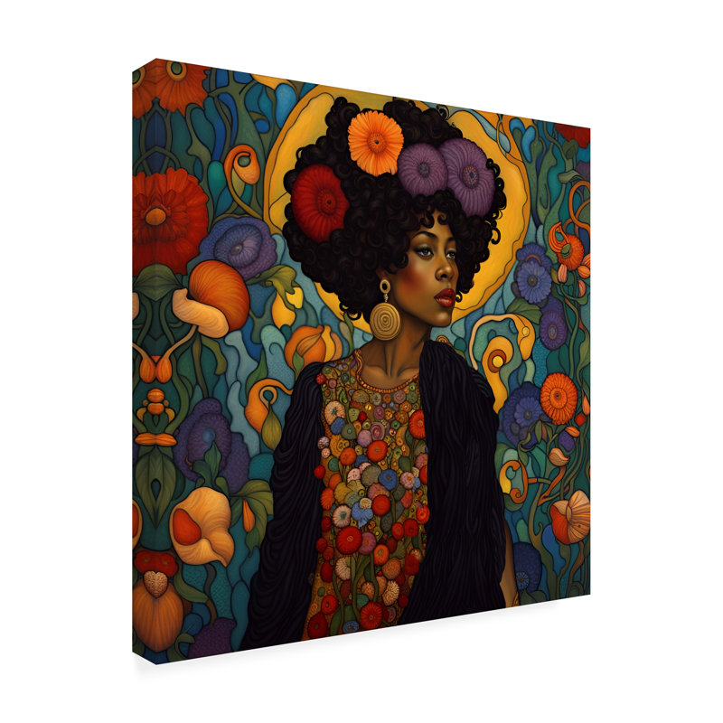 Art sur toile Tina Lavoie, H 35 po x l 35 po x P 2 po