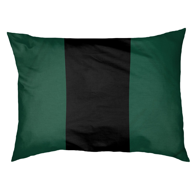 Coussin de lit pour chien Cincinnati, Petit (l 28 po x P 18 po x H 6 po), Vert / noir