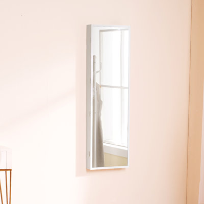 Armoire à bijoux avec miroir verrouillable 47,05 po