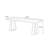 Black Rectangular Solid Wood + Iron desk-1173759159