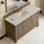 Meuble-lavabo simple 60 po avec chargeur Freepower Brookfield